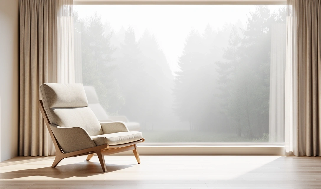 A space designed for sensory rest